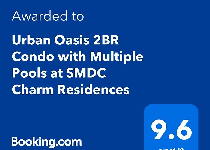 Urban Oasis 2br With Multiple Pools At Smdc Charm Residences Apartamento